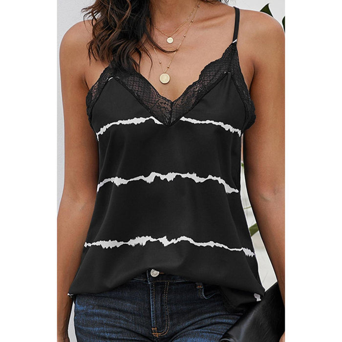 Lace Detail V-Neck Cami