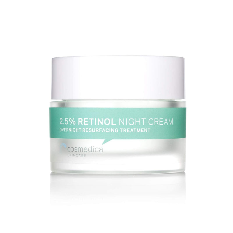 Cosmedica Skincare 2.5% Retinol Facial Night Cream Moisturizers
