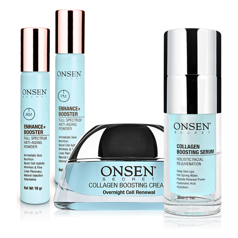 Onsen Secret Harmony In Radiance Out Routine Kit Skin Care Sets