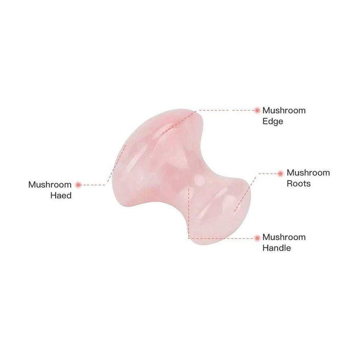 ZAQ Skin & Body - Rose Quartz Gua Sha Mushroom Shape