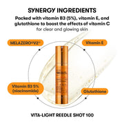 AsiaBeautyMall VT Vita-Light Reedle Shot 100 Serum White Smoke
