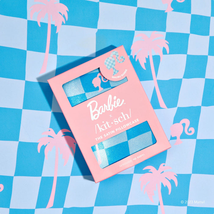 Kitsch - Barbie X Kitsch Satin Pillowcase - Malibu