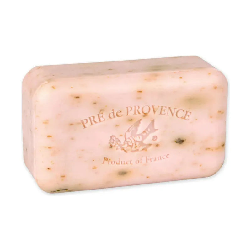 Pre De Provence Pre De Provence Rose Petal Shea Butter Enriched Vegetable Soap 150g Bar Soap Peach Puff