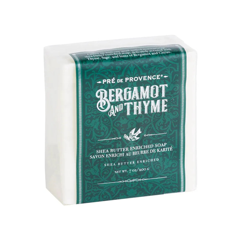 Pre De Provence Pre De Provence Bergamot And Thyme Men's Cube Bar Soap 200g Bar Soap