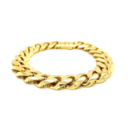 Bids.com 14k Yellow Gold 8 1/2 inch Wide Polished Curb Chain Bracelet Bracelets