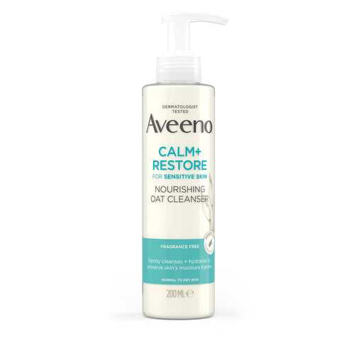 Aveeno Aveeno Calm + Restore Nourishing Oat Sensitive Skin Cleanser Fragrance-Free -7.8 Oz Skin Cleanser