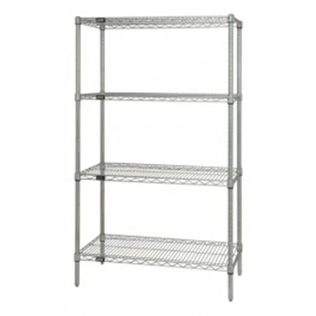 Regency 18"D x 42"W Stainless Steel Wire Shelves (4-Pack) Shelving