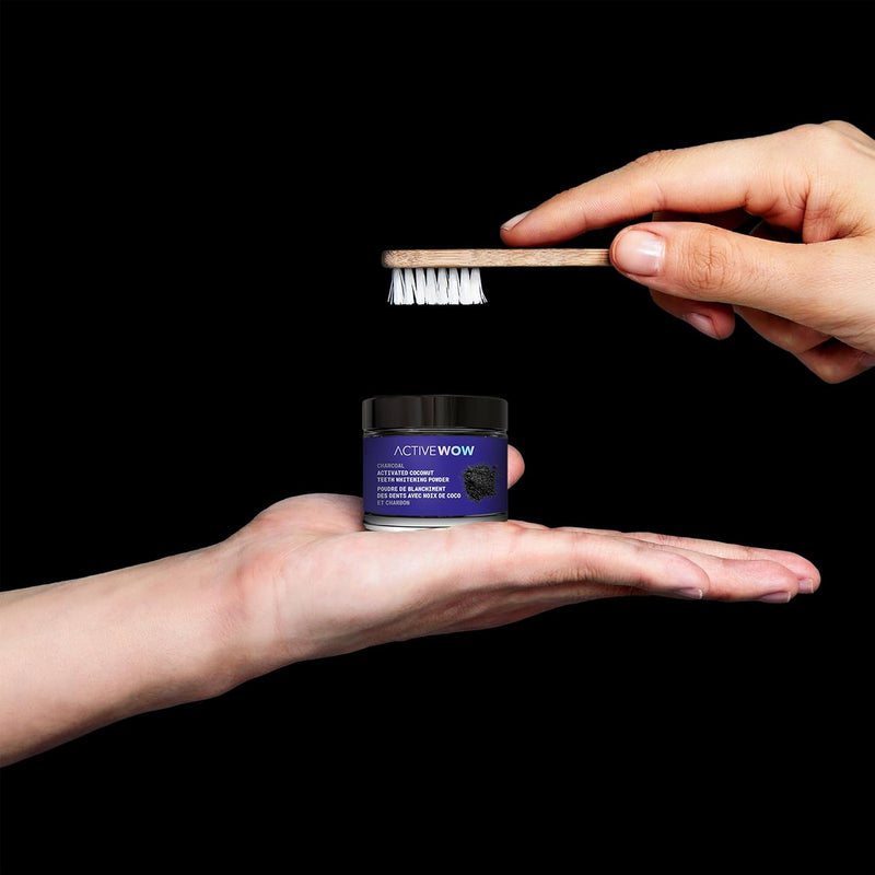 Active Wow Activated Charcoal Teeth Whitening Powder AW Oral Care