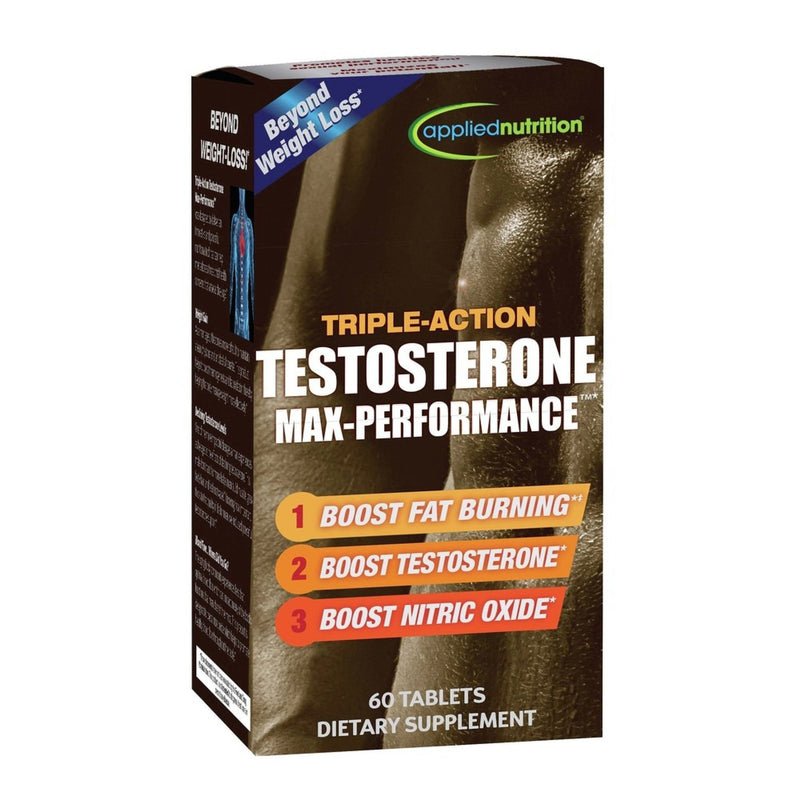 Applied Nutrition Applied Nutrition Triple-Action Testosterone Max-Performance Tablets Vitamins & Supplements Black