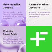 AsiaBeautyMall Fation NOSCA9 Deep Pore Cleansing Foam Face Cleanser Lavender