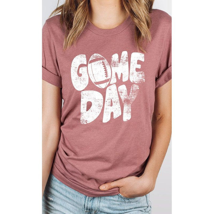 Distressed Game Day Graphic Tee