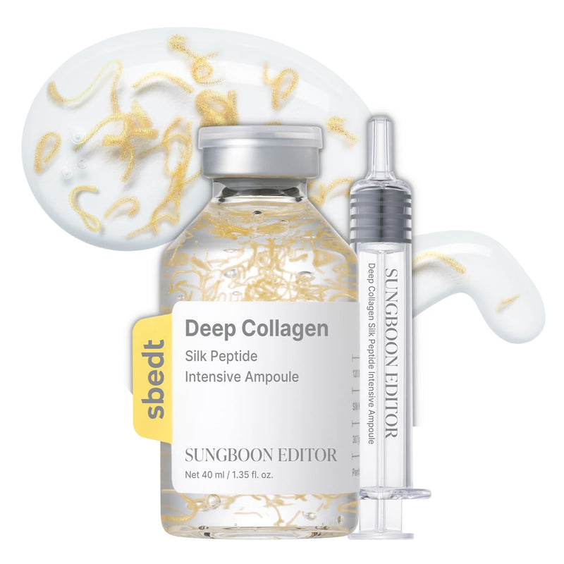 AsiaBeautyMall Sungboon Editor Deep Collagen Silk Peptide Intensive Ampoule Serum White Smoke