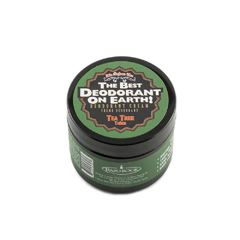 RazoRock RazoRock "The Best Deodorant on Earth!" - Deodorant Cream - Tea Tree 75g Deodorant Cream