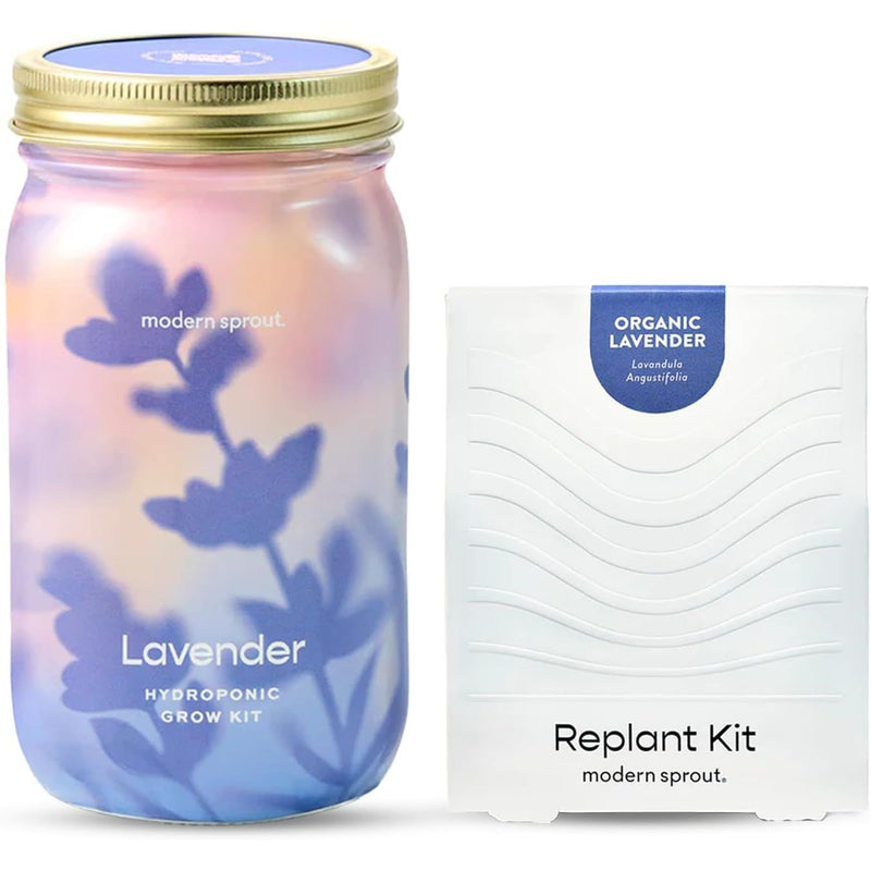 Modern Sprout Garden Jars - Organic Herbs Indoor Garden Kit