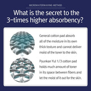 AsiaBeautyMall Pyunkang Yul 1/3 Cotton Pad Facial Towel