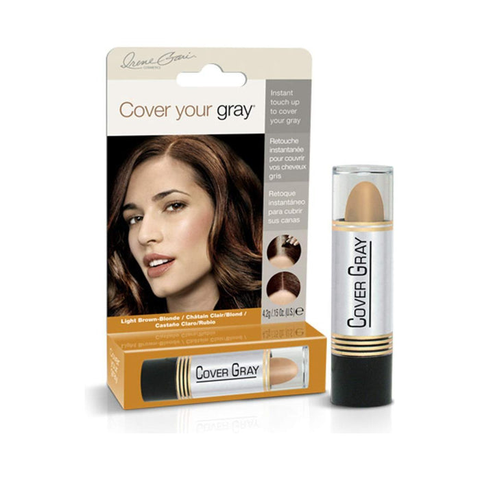 Irene Gari Cover Your Gray Touch Up Stick Light Brown 0.15 oz