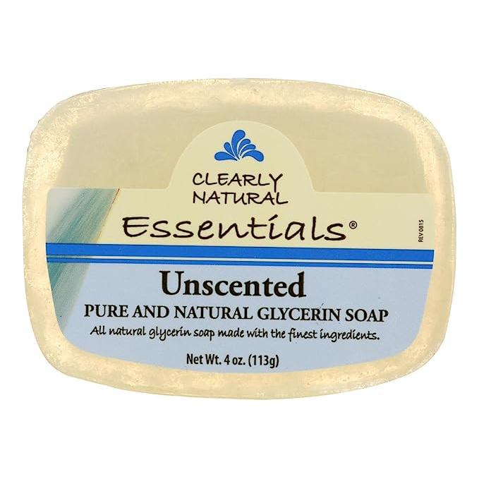 Clearly Natural Unscented Glycerin Soap 4 oz