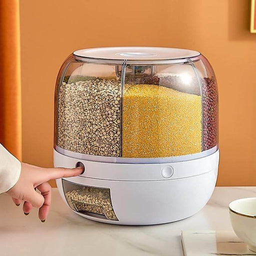 SmartPursue™ 6-Grid Rotating Food Dispenser Food Dispensers