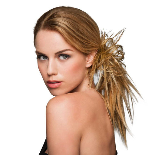 VIP Extensions Hairdo Spiky Clip Hair Extension White Smoke 808064211239