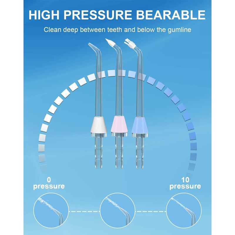 MySmile MySmile® 10 PCS Jet Tips Set | Compatible with OLED Flossers Power Dental Flossers