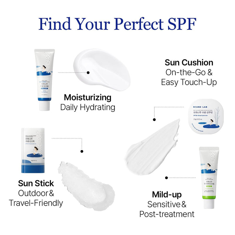 AsiaBeautyMall Round Lab Birch Juice Mild-Up UV Lock Sunscreen Sunscreen White Smoke