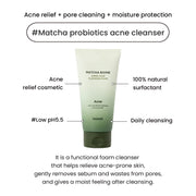 AsiaBeautyMall Heimish Matcha Biome Amino Acne Cleansing Foam Face Cleanser