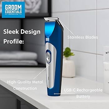 Groom Essentials Groom Essentials Rechargeable Hair & Beard Trimmer Shaving & Grooming