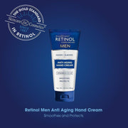 Retinol Retinol Men Anti-Aging Hand Cream 3.4 Oz Hand Cream