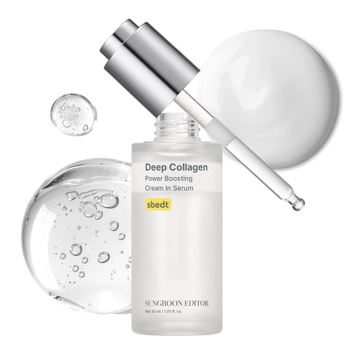 AsiaBeautyMall Sungboon Editor Deep Collagen Power Boosting Cream In Serum Serum White Smoke