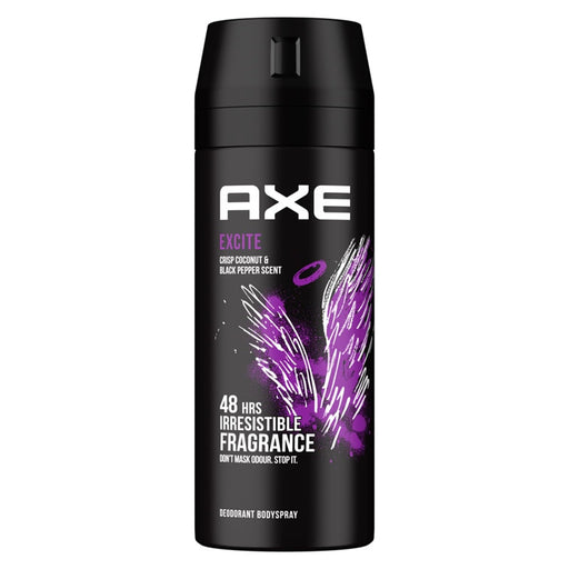 AXE AXE Excite48 HRS Non Stop Fresh Deodorant Body Spray Deodorant & Anti-Perspirant Black