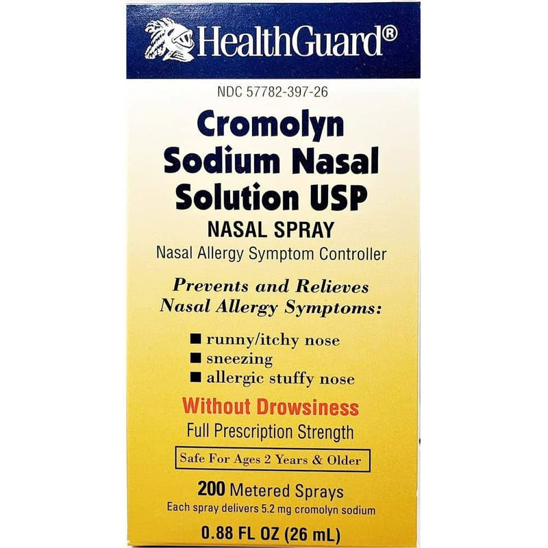 HealthGuard Cromolyn Sodium Nasal Solution USP 0.88oz