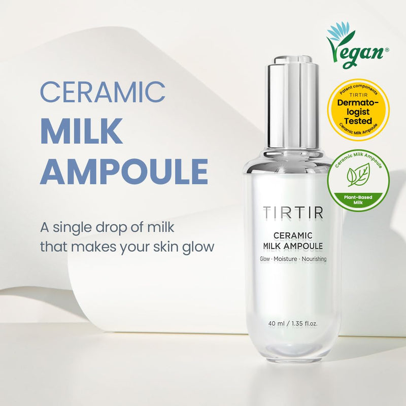 AsiaBeautyMall TirTir Ceramic Milk Ampoule Serum