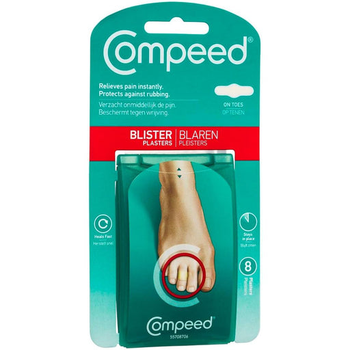 Compeed Compeed Toes Blisters Bandage Plasters - 8 Units Foot Care Product