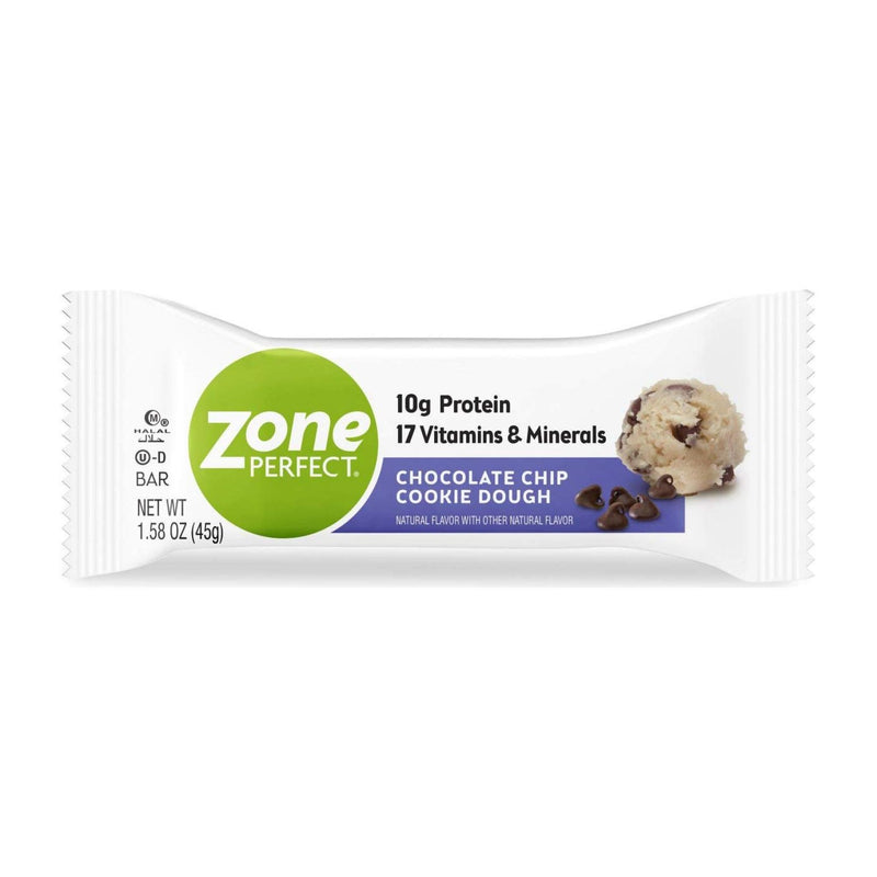 Zone Perfect ZonePerfect Nutrition Snack Bars Chocolate Chip Cookie Dough 1.58 oz Snack Foods White Smoke