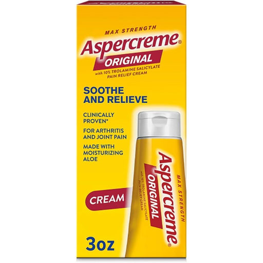 Aspercreme Aspercreme Original Maximum Strength Pain Relief Cream, 3 oz Tube Medicine & Drugs