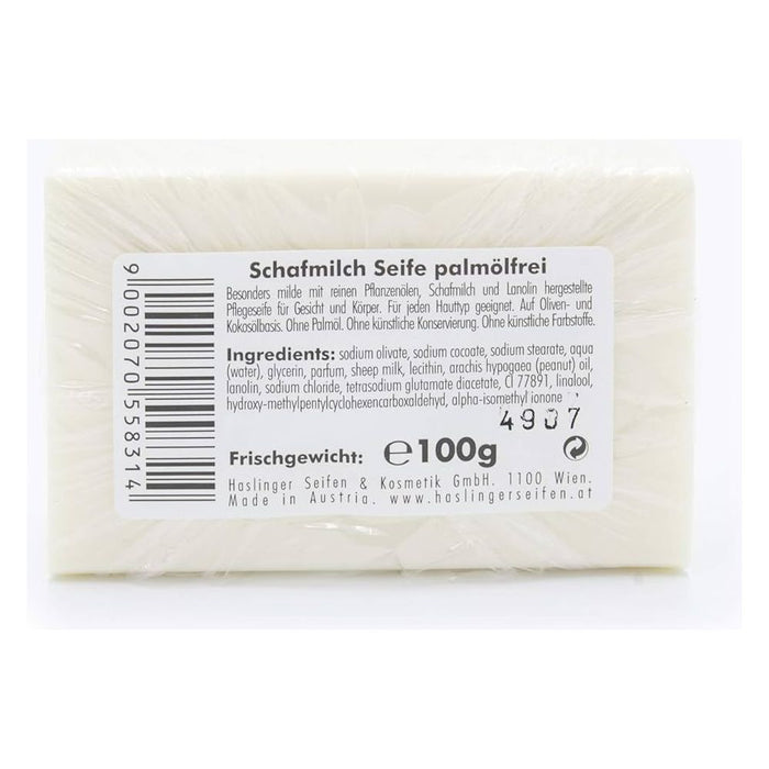Haslinger Schafmilch Sheep Milk Palm Oil Free Soap 100g