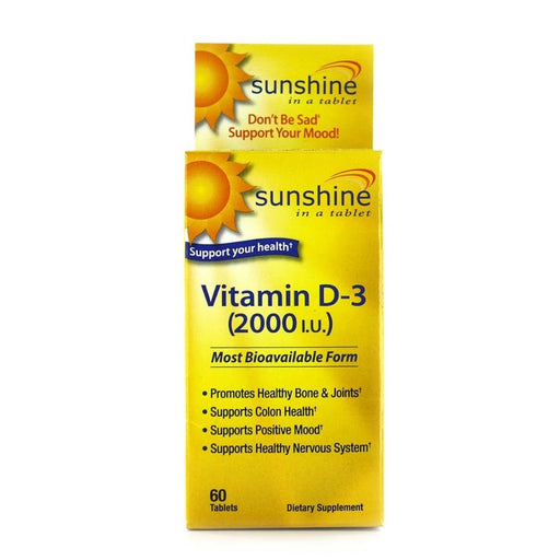 sunshine SUNSHINE VITAMIN D3 TB 2000U 60 Vitamins & Supplements