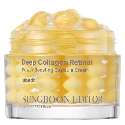 AsiaBeautyMall Sungboon Editor Deep Collagen Retinal Power Boosting Capsule Cream Moisturizer White Smoke