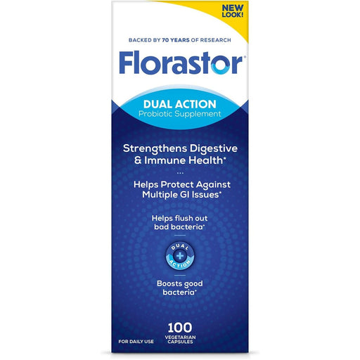 Florastor Florastor Daily Probiotic Supplement For Men & Women, 250 Mg, 100 Capsules Vitamins & Supplements
