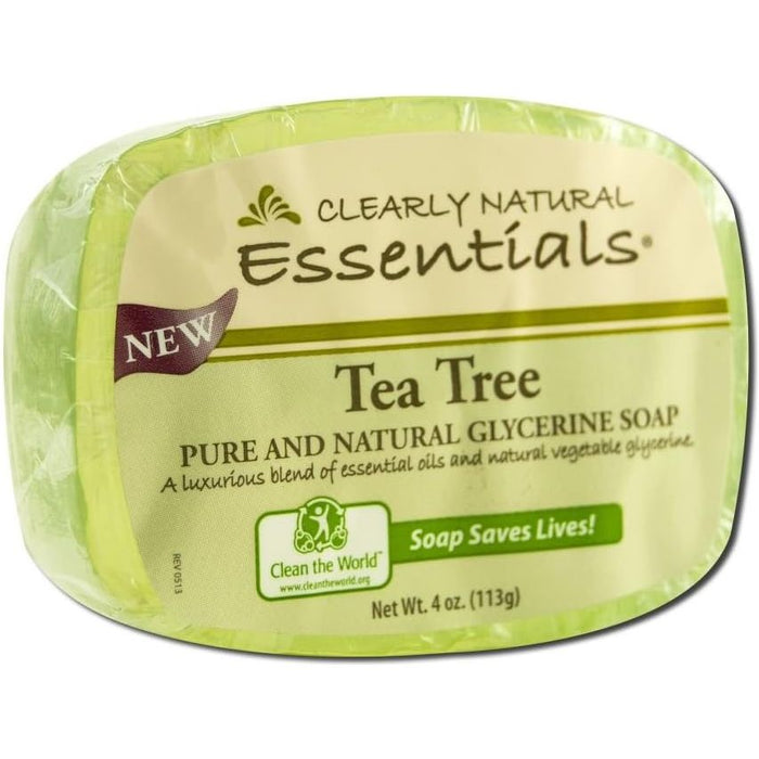 Clearly Natural Essentials Tea Tree Glycerin Soap 4 oz