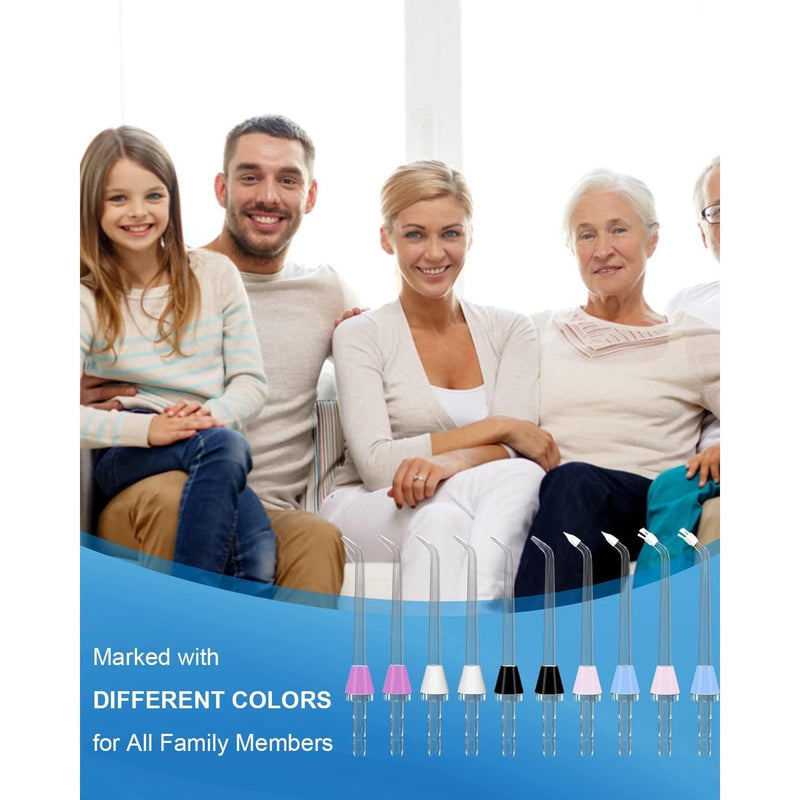 MySmile MySmile® 10 PCS Jet Tips Set | Compatible with OLED Flossers Power Dental Flossers