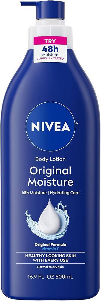 Nivea Original Moisture Body Lotion  48-Hour 16.9 Fl Oz Bottle