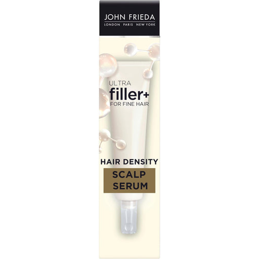 Pasteur Pharmacy John Frieda ULTRAfiller+ Hair Density Scalp Serum for Fine Hair, Volumizing Hair Serum, Scalp Treatment for Thickening for Women and Men, 2 Oz Hair Styling Products Seashell
