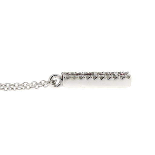 Bids.com .30ct Ruby Diamond Fashion Pendants 14KT White Gold Pendants
