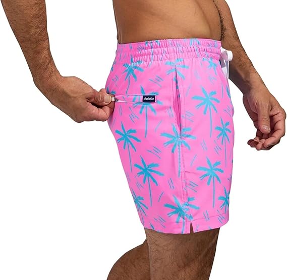 Chubbies Prince of Prints Men Shorts, 4-Way Stretch Shorts Men, Swim Trunks Beach Shorts Swimwear, 5.5" Inseam by College Liquidation