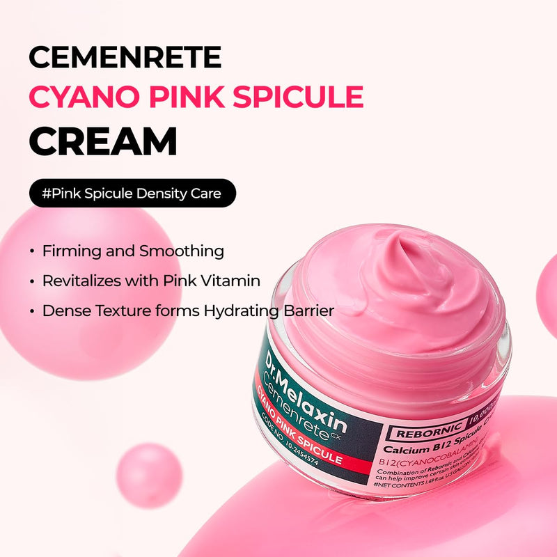 AsiaBeautyMall Dr. Melaxin Cemenrete Cyano Pink Spicule Cream Moisturizer