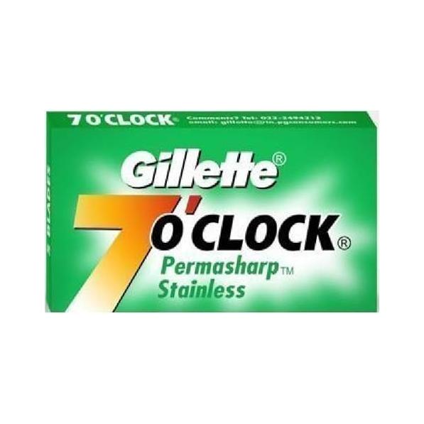 Gillette Gillette 7 O'clock Super Stainless Double Edge Razor Blades - 20x5 Pack Razor Blades