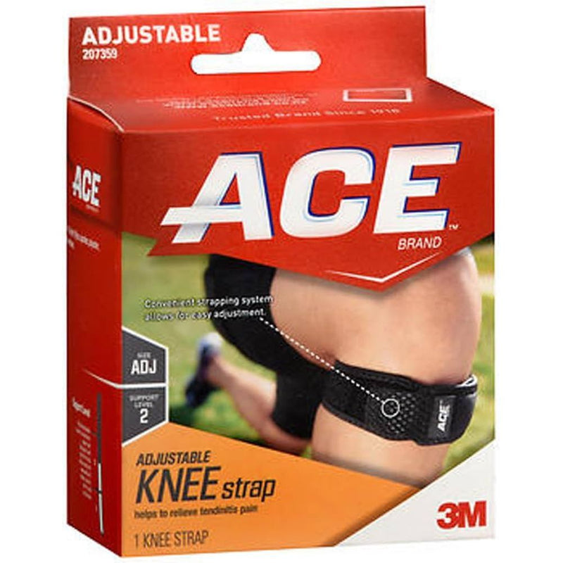 ACE ACE Brand Dual Knee Strap, Adjustable Support, One Size – Targeted Pressure for Patellar Tendonitis Health & Beauty