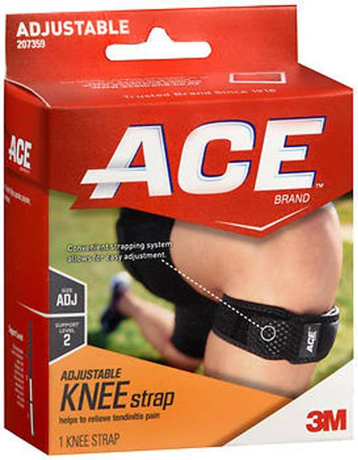 ACE ACE Brand Dual Knee Strap, Adjustable Support, One Size – Targeted Pressure for Patellar Tendonitis Health & Beauty