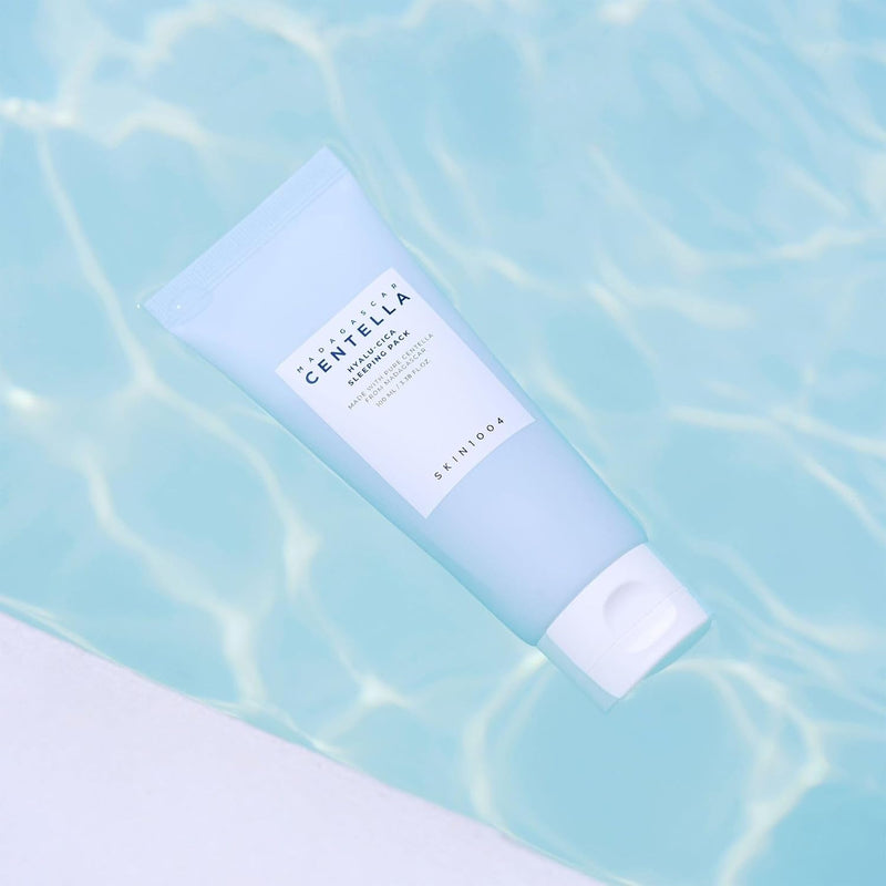 AsiaBeautyMall SKIN1004 Madagascar Centella Hyalu-Cica Sleeping Pack Face Mask Light Blue